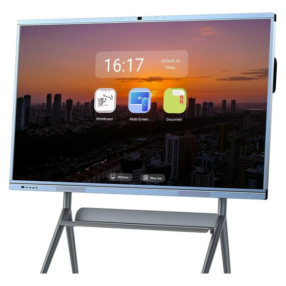 Belnet Interactive Whiteboard 65inch Reverse Control IR Rotatable 4K Monitor Wireless Smart TVs for Digital Signage, School & Office