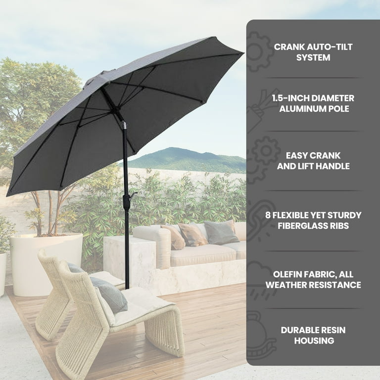 best offset patio umbrella with base JOYESERY 11 Feet Patio Cantilever Umbrella With a Stand, Outdoor Offset  Hanging 360 Rotation Aluminum Umbrellas, Navy Blue J-UM-TJ13BL