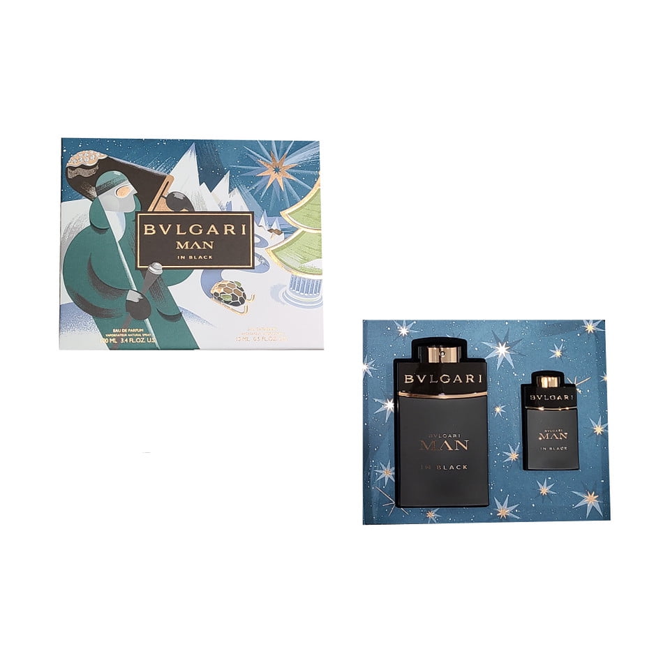 Bvlgari Man in Black by Bvlgari, 2 Piece Gift Set men wth