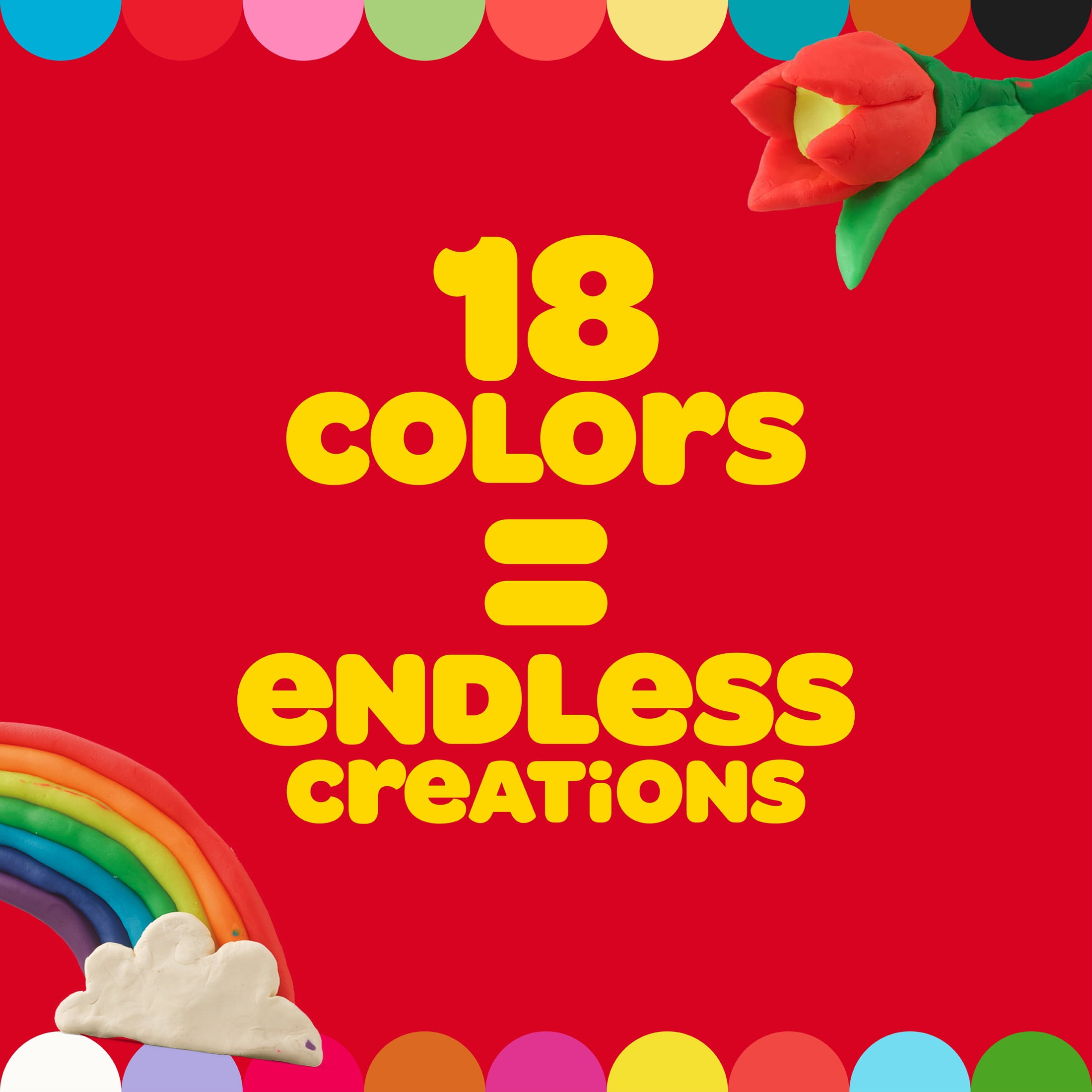 Play-Doh 18 Pack Imagine Anything Set, Ages 2+