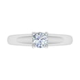 thumbnail image 3 of 1/2 Carat Solitaire Diamond Engagement ring in 14K White Gold (Ring Size 8.25), 3 of 4