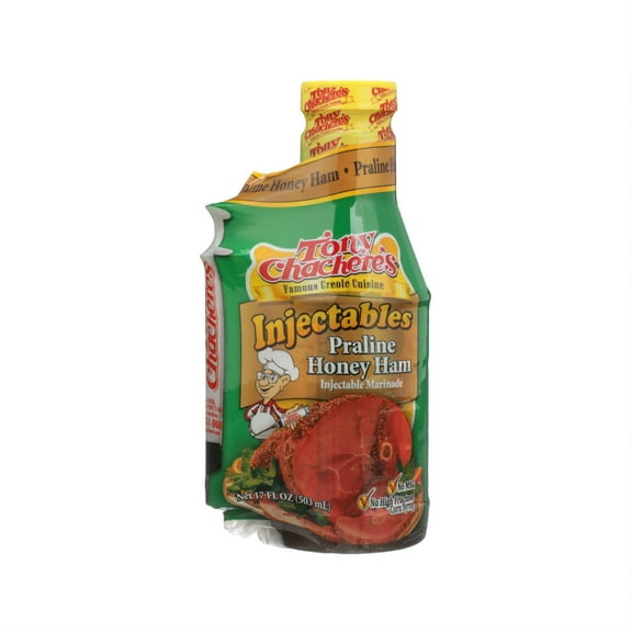 Tony Chachere’s, Marinade, Praline Honey Ham, Cajun, Injectable, 17 fl oz