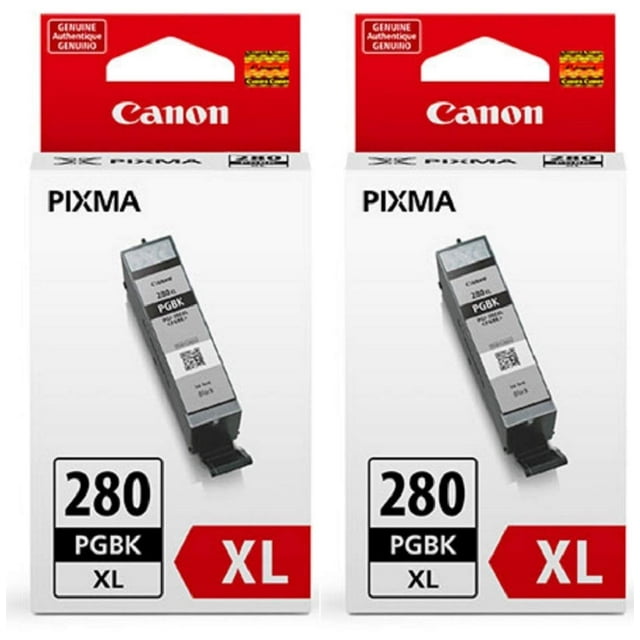 Cartucho de tinta Canon PGI-280XL de pigmento negro, paquete de 2 unidades para PIXMA TR8520