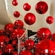 thumbnail image 1 of Globos De Plástico Paquete De 10 Globos De Aluminio Rojo De 25cm Para Decoración De Fiestas Navideñas Diseño Irrompible Y Cierres Resistentes Rkxzt, 1 of 7
