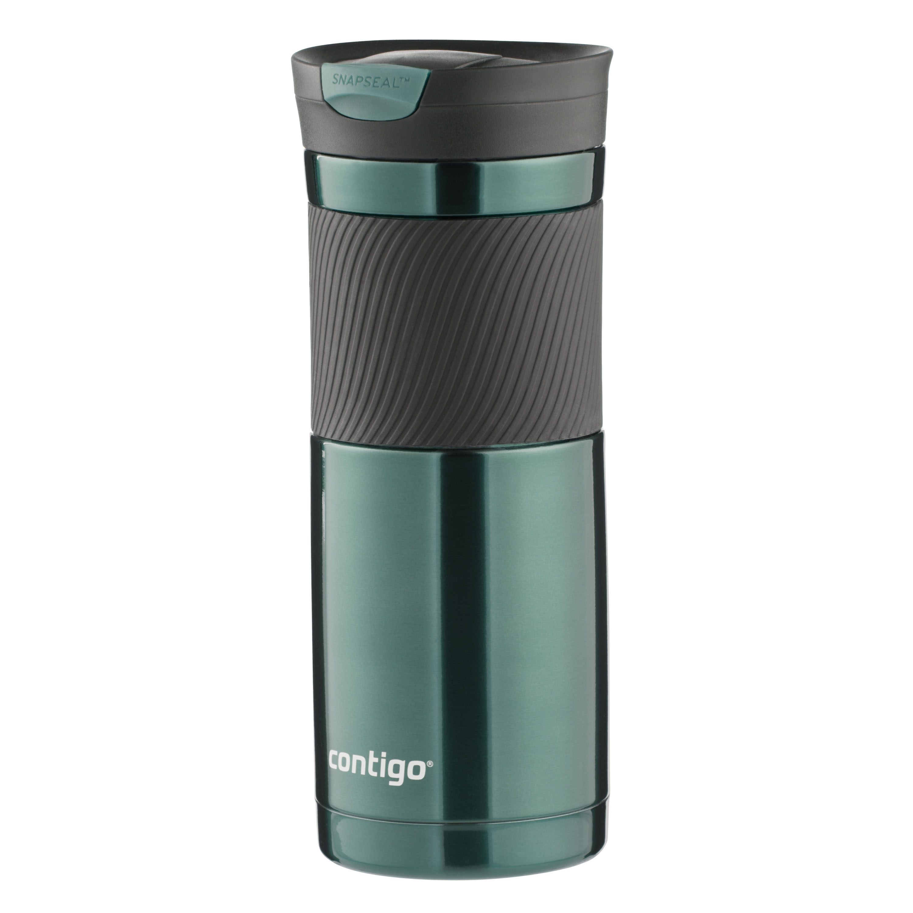 Contigo Byron Stainless Steel Travel Mug with SNAPSEAL Lid and Grip Grayed Jade, 20 fl oz. - image 3 of 5