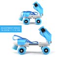 thumbnail image 4 of Adjustable Kids Roller Skates with Double Wheels, 4 of 8