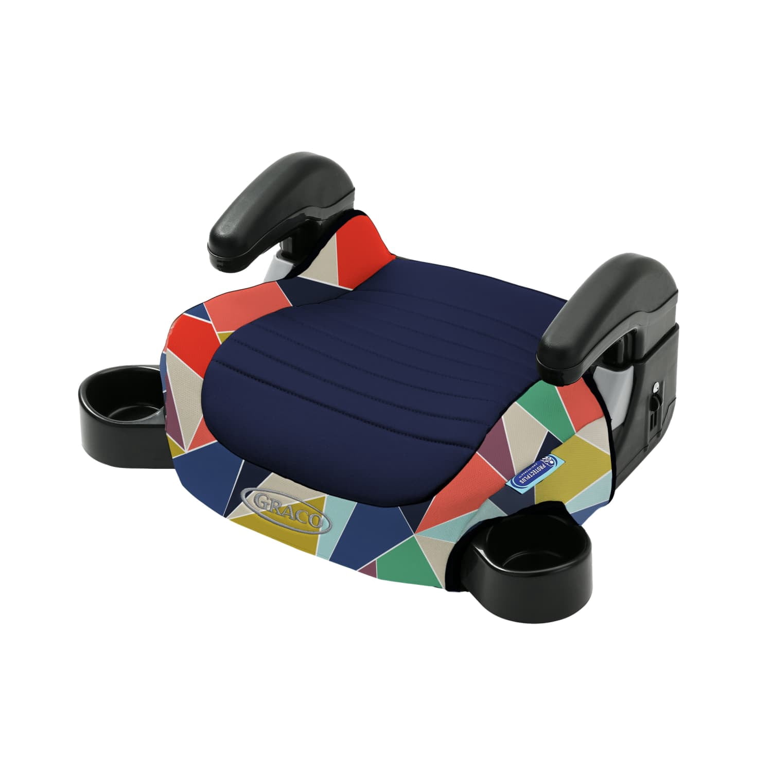 (2 pack) Graco Turbobooster 2.0 Backless Booster Seat, Geo Pop, Grey