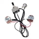thumbnail image 2 of 20X Mazo de Cables de Guitarra Precableado Dos Pastillas 500K Ollas Interruptor de Palanca de 3 Vías Plateado, 2 of 6