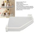 thumbnail image 3 of Drill Free Acrylic Bathroom Storage Shelf Space Aluminum Wall Mounted Organizer Floating Shelf Bathroom Storage Rack Simple Houseware, 3 of 8