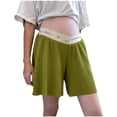 thumbnail image 2 of pstuiky Maternity Running Shorts High Waist Stretch Adjustable Support Plus Size Pregnancy Activewear Casual Wear Maternity Gym Clothes, 2 of 6