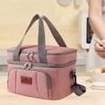thumbnail image 2 of Refrigerador reutilizable aislado Sharpla Bolsa de comida impermeable portátil Rosa, 2 of 8