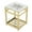 White / Polished Brass, variant on Kingston Brass VWP2522A2 Quadras 25" Ceramic Console Sink with Steel Base and Shelf (1-Hole), White/Polished Brass