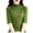 Army Green, variant on TGPMGRZ Women's Short Sleeve Sweaters Casual Basic Solid Color Half Turtleneck Pullover Sweater Tops, Pink M