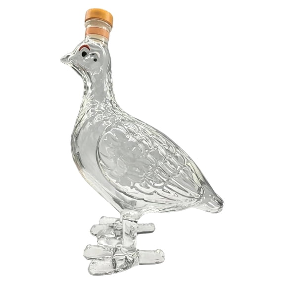 350ml Unique Animal Wine Decanter,Animal Statue Empty Liquor Bottles for Home Bar Gifts