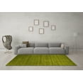 thumbnail image 3 of Ahgly Company Machine Washable Indoor Rectangle Abstract Yellow Contemporary Area Rugs, 6' x 9', 3 of 4
