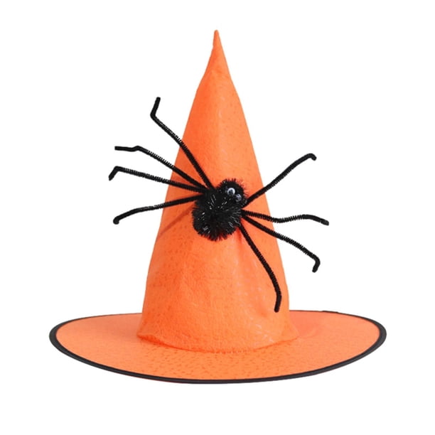 Sombreros de bruja de Halloween para mujeres y niños, accesorios de disfraces de bruja plegables, sombreros de fiesta, ropa de casa y muebles Fivean unisex