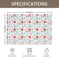 thumbnail image 3 of Placemat, Pioneer Flower Floral Print Pattern Place Mats Table Mat Set Of 2, PVC Washable Placemats for Party Kitchen Dining Decoration, 18x12 Inch, Fade Resistant, 3 of 6