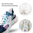 thumbnail image 7 of Blue Butterfly Flowers Walking Shoes for Men Woman Lightweight Tennis Fashion Elastic Sports Shoes Cushion Basketball Shoes, 7 of 7