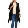 thumbnail image 2 of Gabardina Steve Madden de lana sintética con doble botonadura para mujer, 2 of 7