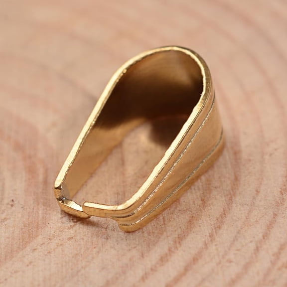 10pcs 10 Pcs Snap on Bails Ion Plating(IP) 304 Stainless Steel Hook Pendant Clasps Pinch Clips Bail Pendants Chain Connectors Hook Buckle for Dangle Charms Neckalce Jewelry Craft Making 13x7.5x0.5mm