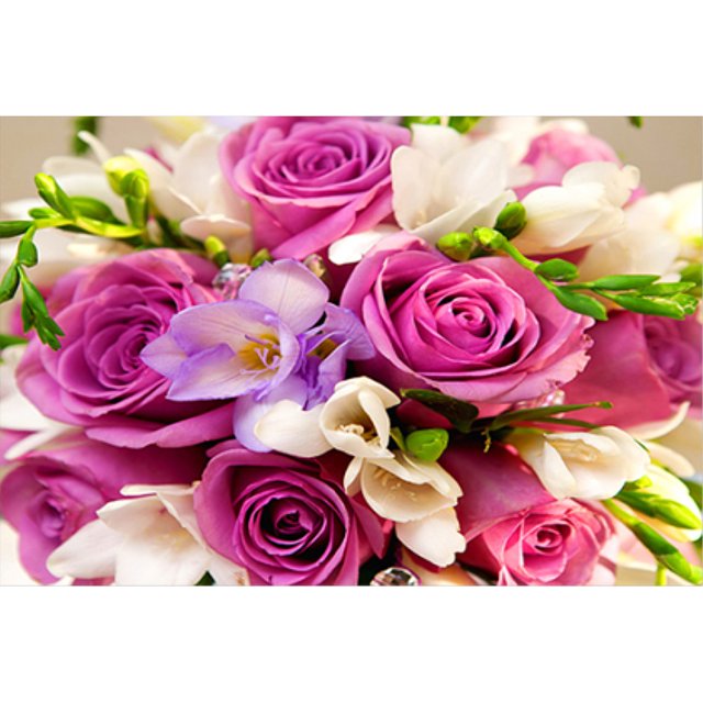 Taladro Pintura Diamante (DB2609) 5D DIY Flor Completa Kit de Punto de Cruz Arte de Pared (V382) 45x60cm Hugtrwg Para estrenar