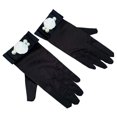 thumbnail image 2 of 2 guantes hasta la muñeca, elegantes, estilo vintage, cómodos, guantes cortos clásicos de , para espectáculos, ocasiones formales, fiestas, conci Negro Yinane Guantes cortos, 2 of 8
