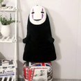 thumbnail image 1 of Muñeco de peluche de Anime japonés El viaje de Chihiro, hombre sin rostro, juguete de peluche de moda sin rostro para niños, regalo para decoración navideña, 40/60 cm, negro, 60 cm, negro, 1 of 5