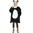 thumbnail image 7 of Panda Oversized Sherpa Hoodie Blanket Sweatshirt for Women, 7 of 7