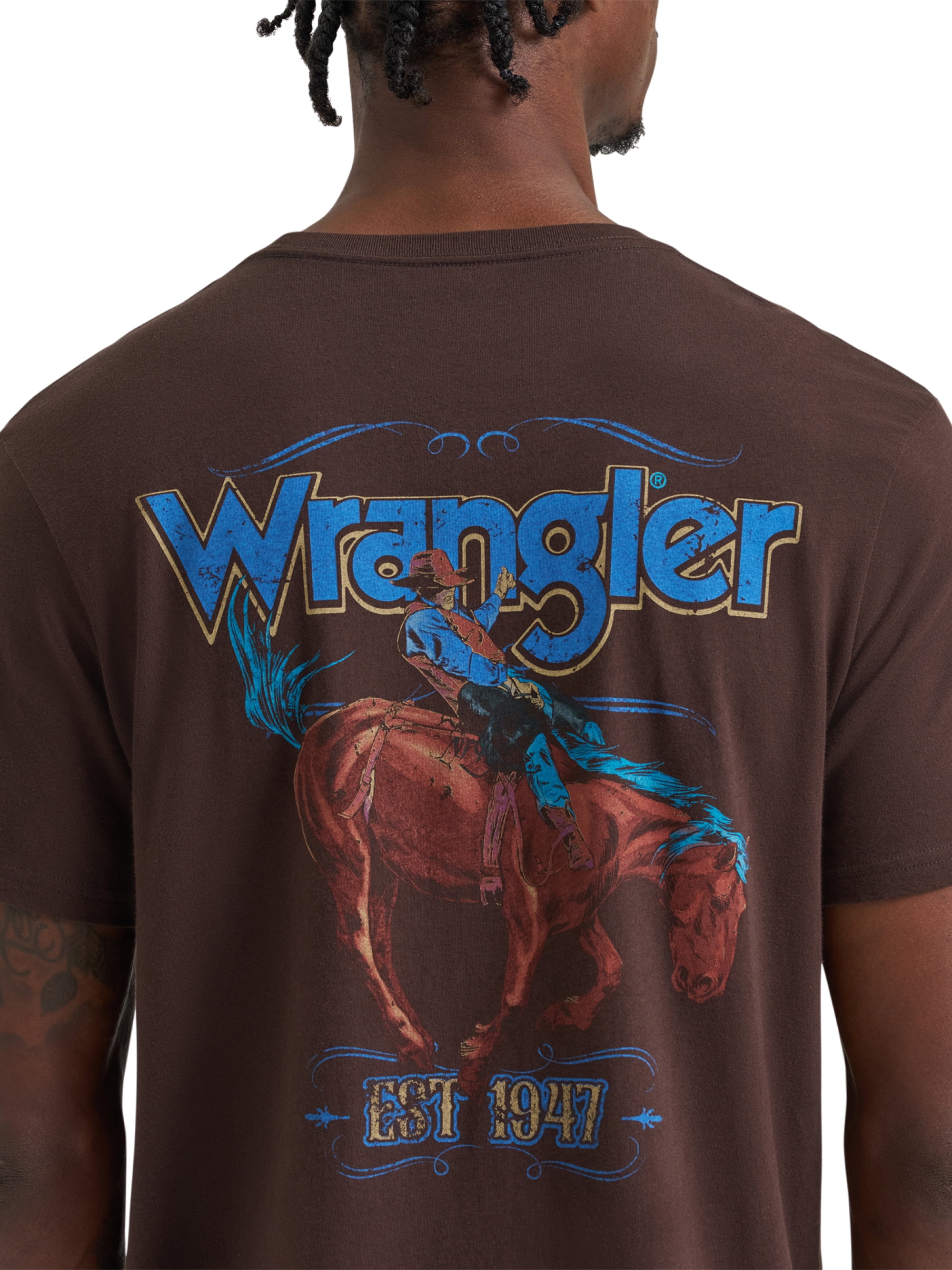 Wrangler® Men's and Big Men's Regular Fit Short Sleeve Graphic Tee, Sizes S-3XL
