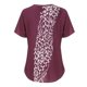 thumbnail image 3 of Gibobby Blusa Casual de Mujer Camiseta manga corta informal con cuello en V estampada para mujer(H,G), 3 of 5