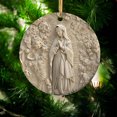thumbnail image 5 of Nmdmisc Christmas Holy Relief Sculpture Style Ornament,Acrylic 2D Jesus Nativity Decorative Hanging Decoration,Christmas 2D Hanging Decoration for Christmas Party Scene Layout,3.15", 5 of 6