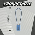 thumbnail image 2 of MELIVO Bike Lock,11.81" Bike Lock For Kids,Cable Bicycle Lock Kids Bike Lock,Blue, 2 of 7