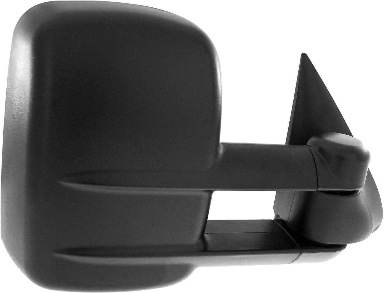Kool Vue Towing Mirror Compatible With 2000, 2002-2006 Cadillac Escalade 2007 Chevrolet Silverado 1500 Classic Right Passenger Side w/ Blind Spot Corner Glass Textured Black