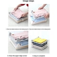 thumbnail image 5 of Tshirt Organizer for Clothes Storage, Clothes Folding Board, Stackable Closet Organizer with Easy Access, Shirt Folder Board with Non-Slip Card Slot Plastic Closet Storage Organizers, 5 of 8