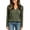 Army Green, variant on Knitted Striped Fall Tops for Women V Neck Solid Color Loose Fit Sweater Long Sleeve Warm Brushed Undershirts