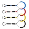 thumbnail image 2 of Coloridos anillos de gimnasia para columpio, paquete de 4 juegos para patio trasero y equipo de juegos para campo de ninja, anillo de mono, anillo de escalada, anillo de obstáculos, juego de columpio para niños y niñas Ormromra 220161-3, 2 of 8
