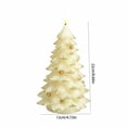 thumbnail image 3 of Christmas Tree Candle, LED Flameless Candle with Flickering Warm Light, Battery Operated Christmas Tree Shaped Candle Decor, Holiday Tabletop Ornament for Mantel Dining Room Home Party Decoration, 3 of 7