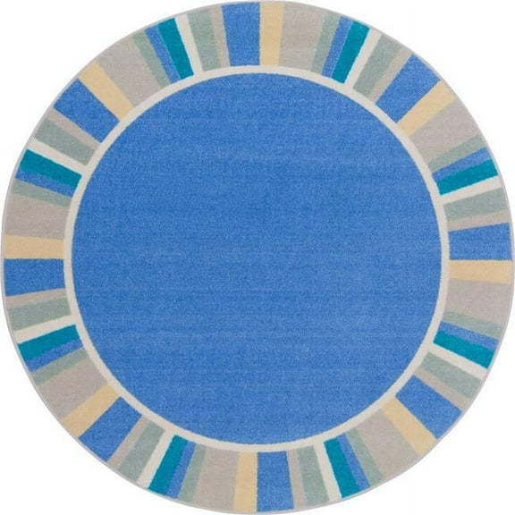 Off the Cuff Oval Area Rug  Light Blue - 5 ft. 4 in. x 7 ft. 8 in.