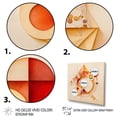 thumbnail image 3 of Designart Orange And Yellow Geometric Abstract II Canvas Wall Art, 3 of 5