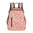 thumbnail image 1 of Balery Beige Flowers Mochila Ligera para Hombres y Mujeres – Resistente y Impermeable, Ideal para la Escuela, el Trabajo, los Viajes y el Uso Diario, 1 of 7