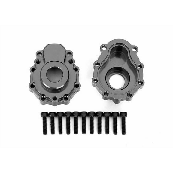 Traxxas 8251A Portal Housings, Outer, 6061-T6 Alum Charcoal Gray-Anodized (2)