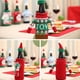 thumbnail image 5 of Funda De Botella De Navidad Funcional Exquisito Juego De Vino De Navidad De Punto Bolsa De Funda De Botella Elástica Funda De Suéteres De Vino De Punto Firme Decorativa Para El Hogar Methold HA014662-00, 5 of 7