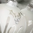 thumbnail image 2 of 5"H & 4"H Sullivans White Silver Noel Christmas Ornaments Set of 2, 2 of 6