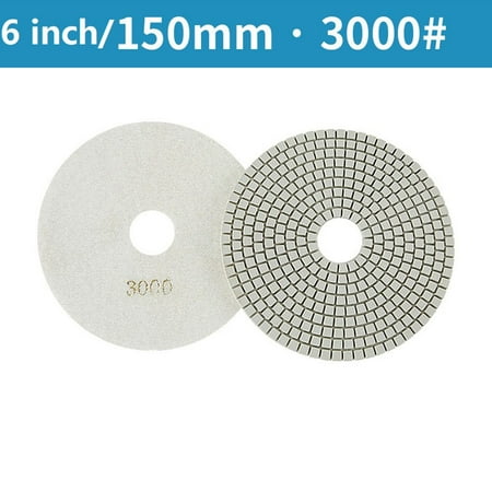 

6 Inch 150mm Dry/wet Diamond Polishing Pads Flexible Grinding Discs For Granite 3000#