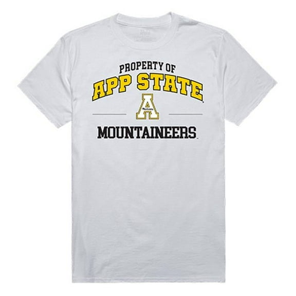 W Republic Apparel 517-104-N01-03 Appalachian State University Property Tee Shirt - White, Large