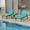 blue, variant on 3-Piece Patio Chaise Lounge Chair Set with Adjustable Backrest & Wheels – Outdoor Lounger Chairs with Side Table, Ideal for Poolside, Garden, Lawn, Deck