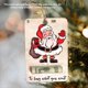 thumbnail image 3 of Regalo de Billetera de Navidad, Billetera de Madera Hecha A Mano Decoración de Billetera de Navidad Bendición Adornos Colgantes de Árbol de Navidad, 3 of 5