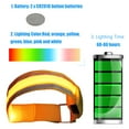 thumbnail image 3 of BEADCEST 2Ud Banda Reflectante Con LED Para Actividades Deportivas Y, 3 of 6