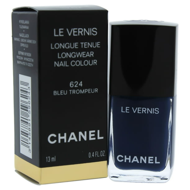 Le Vernis Longwear Nail Colour - 624 Bleu Trompeur by Chanel for Women -  0.40 oz Nail Polish 