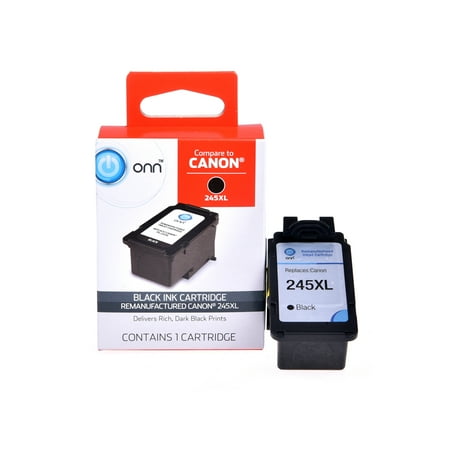 Onn Remanufactured Canon PG-245XL Black (PG-245XL)